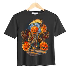 Pumkin Grim reaper tshirt for men and women