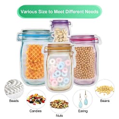 Mason Jar Zipper Bags