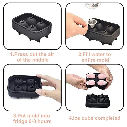 Skull Shaped Ice Cube Mould